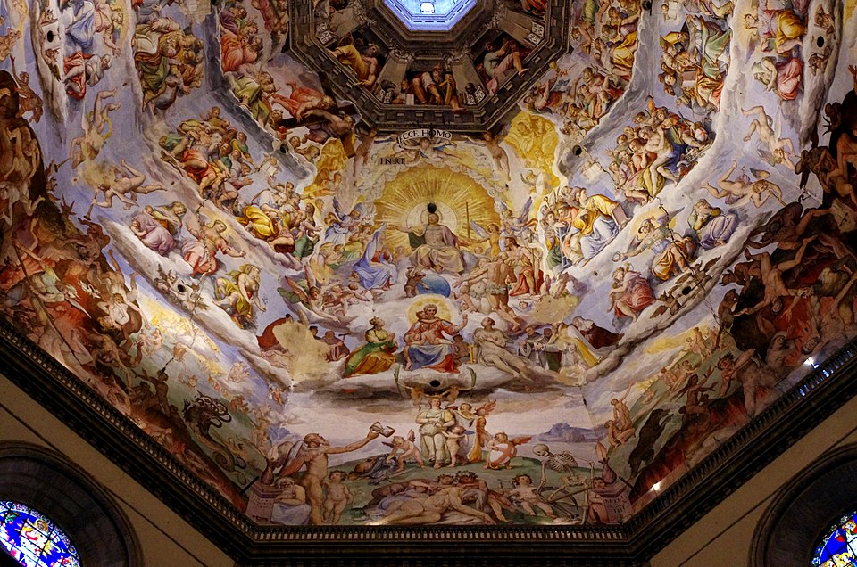 03 2015 giudizio universale cristo giorgio vasari federico zuccari cupola santa maria del fiore firenze photo paolo villa foto9275bis jpg