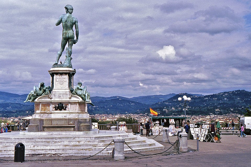 blick auf und vom piazzale michelangelo lm28908