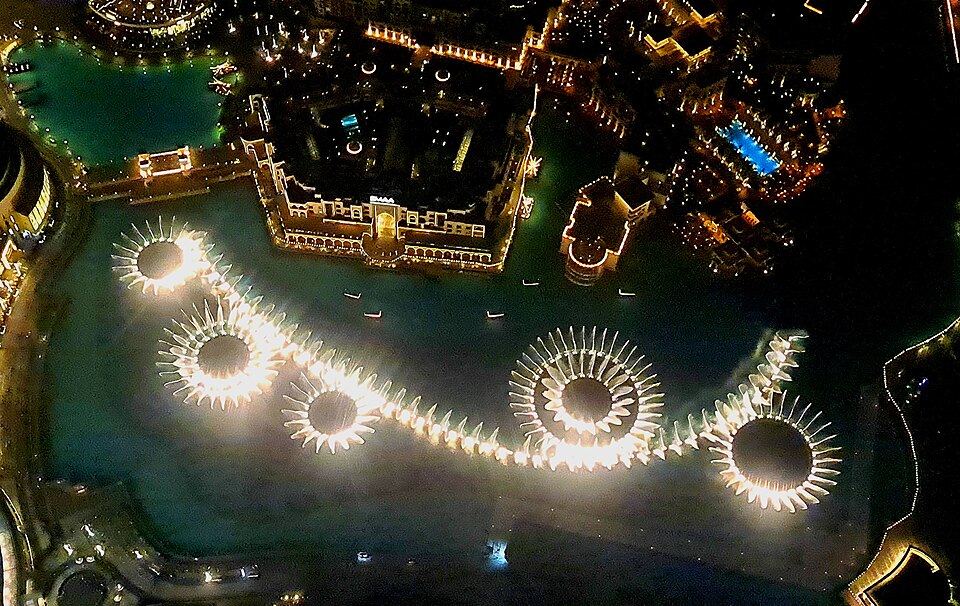 dubai fountain show