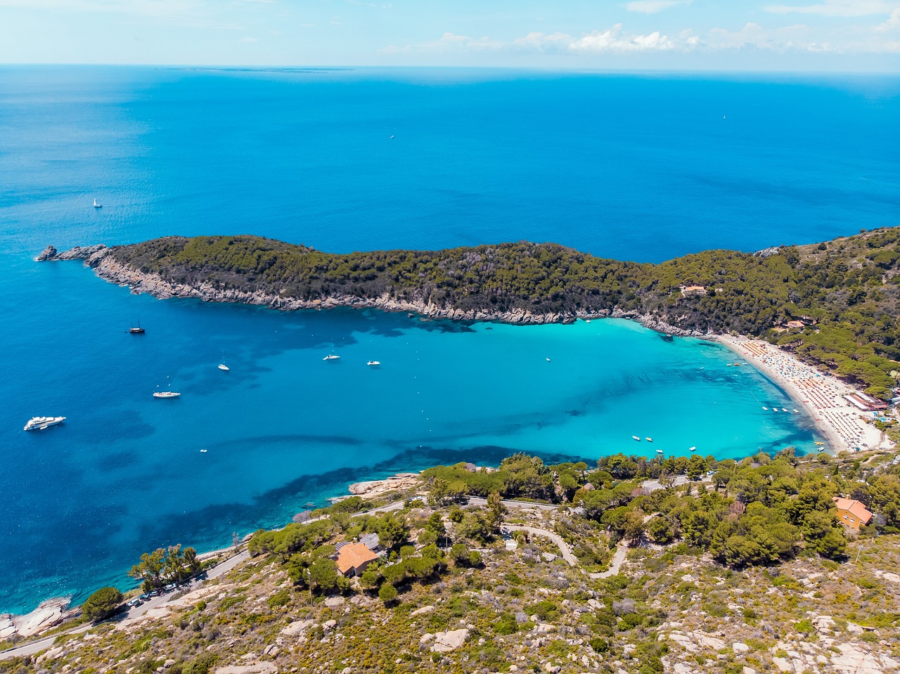 isola d elba arcipelago orizzonte