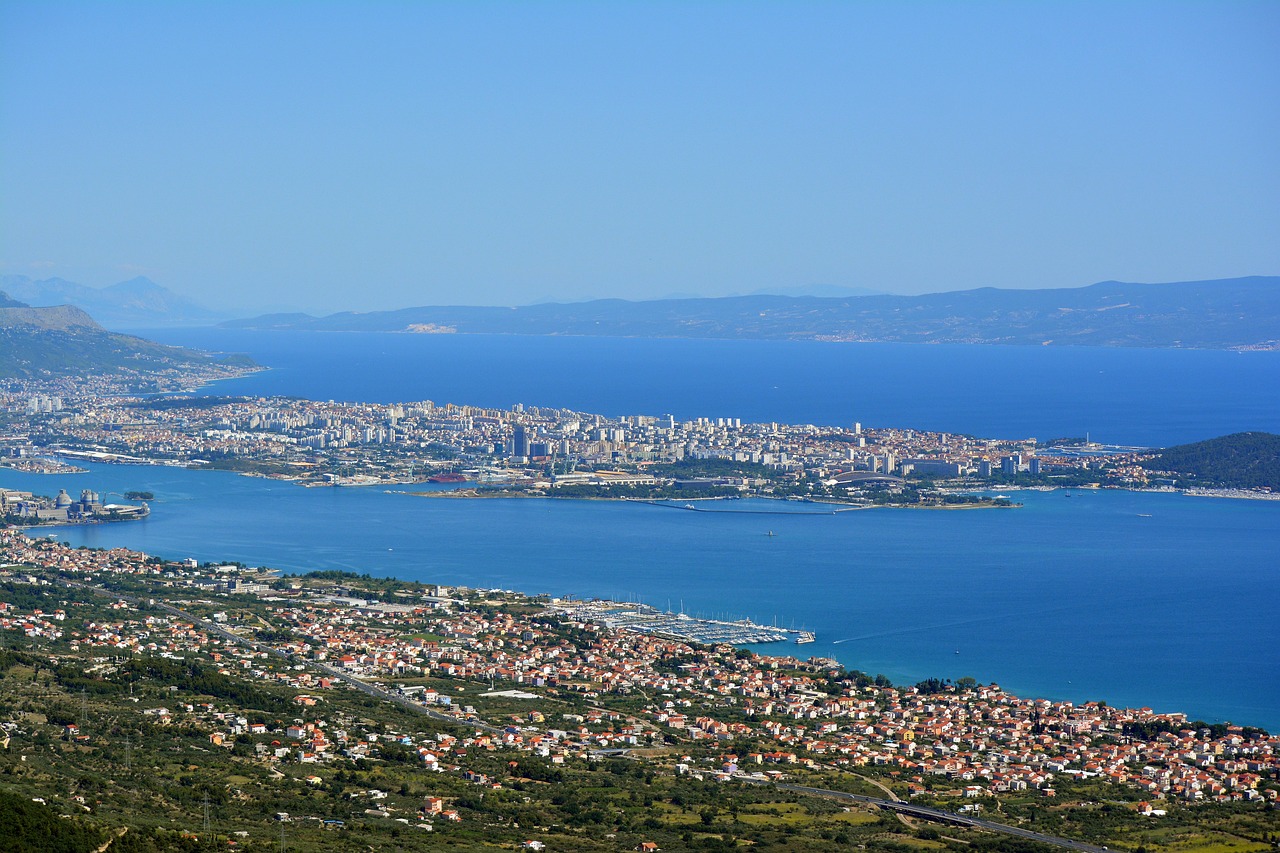 la citta di spalato panorama