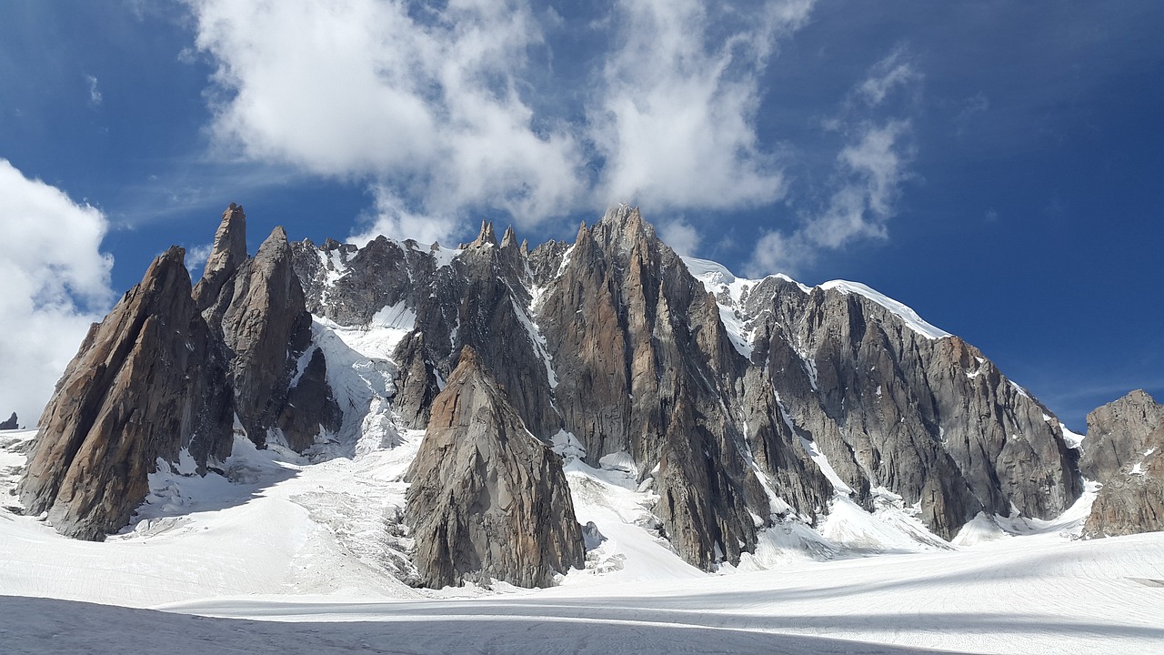 mont blanc du tacul montagne alte