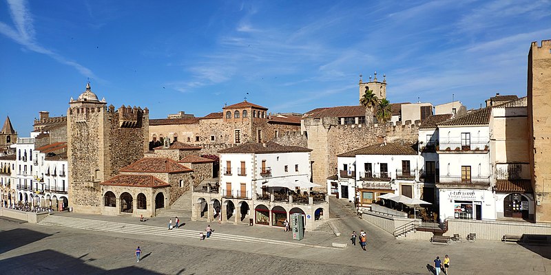 parte antigua de caceres extremadura