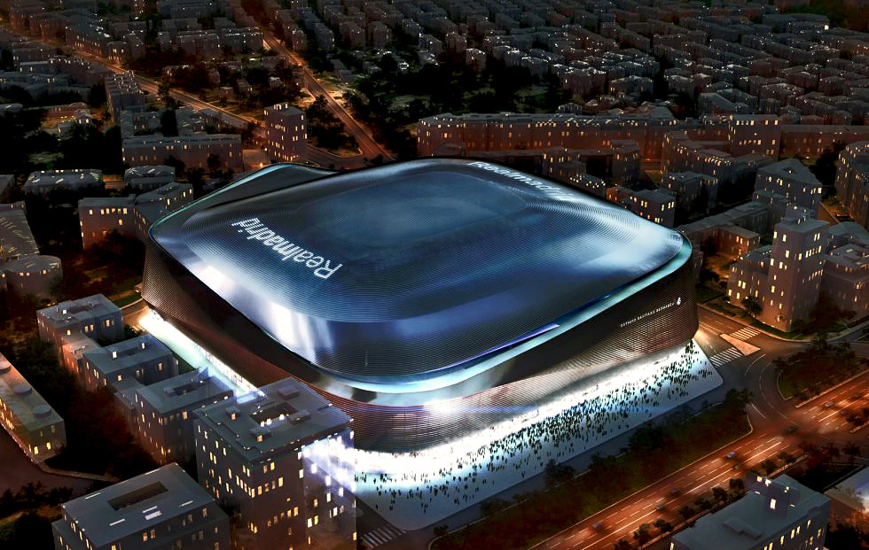 remodelacion del estadio del real madrid santiago bernabeu madrid