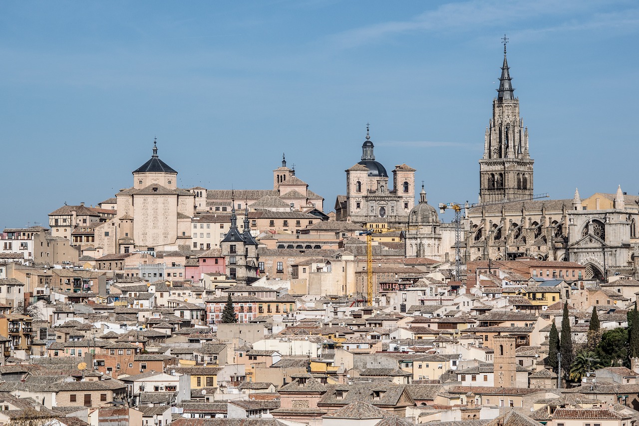 toledo cattedrale panorama spagna