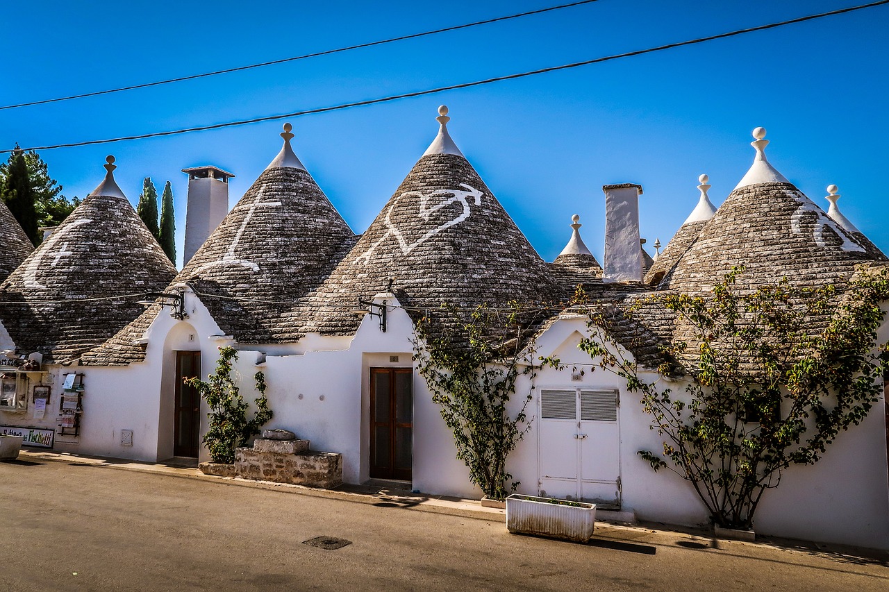 trulli puglia italia alberobello